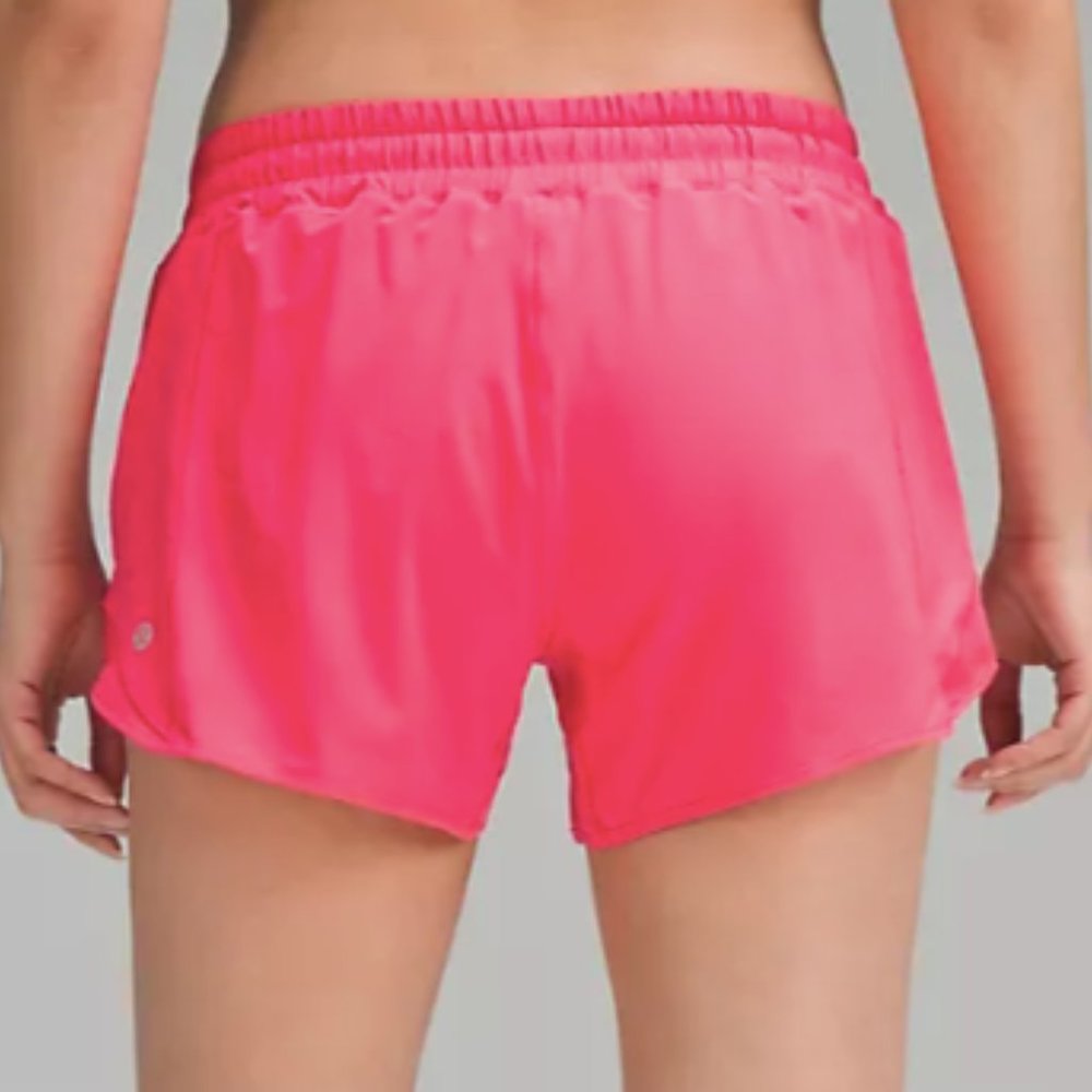 (2322/23/24/25/26) NWT Hotty Hot Low-Rise Lined Short 4" - LIPGLOSS size 6-14 - Picture 3 of 5